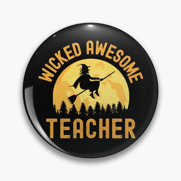 Artikelvorschau, Halloween Teacher - Wicked Awesome Teacher - Schul-Halloween-Party, Herbstlehrer, Herbstlehrer entworfen und verkauft von jadedscientist.