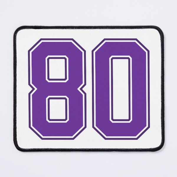 Item preview, Purple Number 80 lucky sports jersey eighty designed and sold by HeavyStyle.