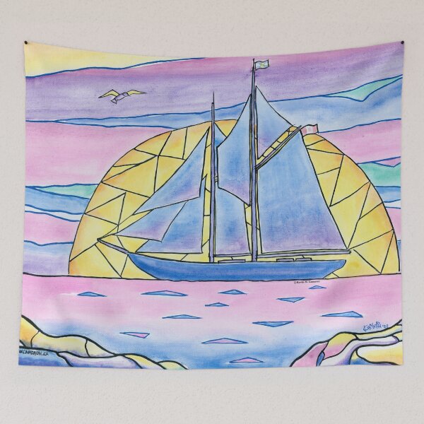 Item preview, Come Sail Away - Bluenose Schooner Nova Scotia designed and sold by Kevin Cameron.