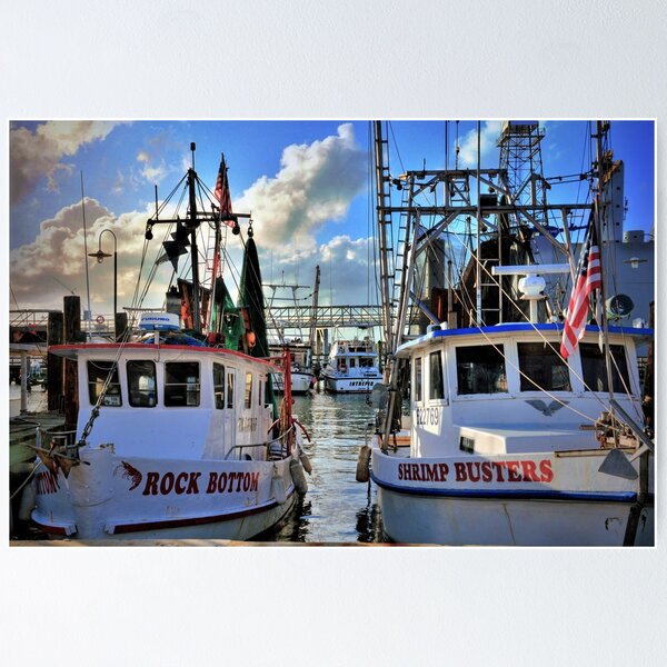 Shrimp Boats Poster for Sale by Savannah Gibbs