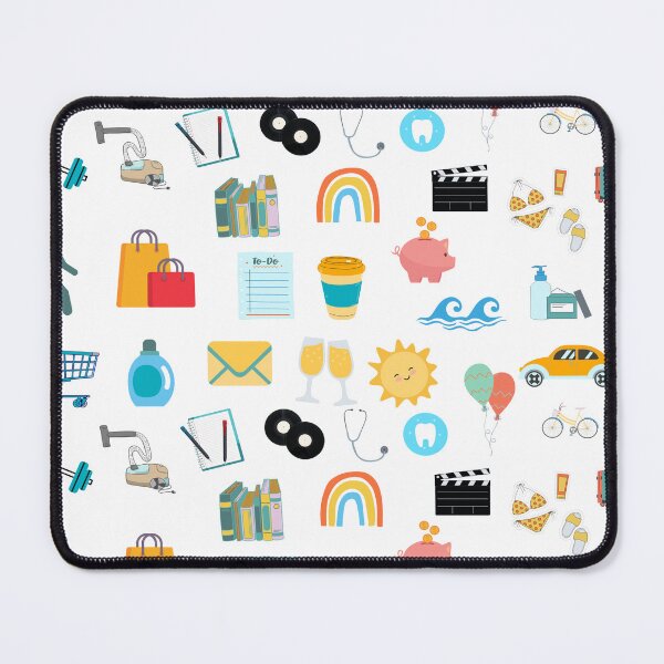Item preview, Colorful planner illustration designed and sold by Tweeting.