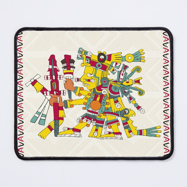 Item preview, Huitzilopochtli - Aztec Floor Pillow Borgia designed and sold by Aztectees.