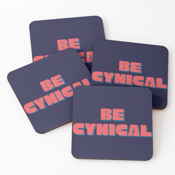 Item preview, Bold 3D Be Cynical designed and sold by Pink Ribbon.