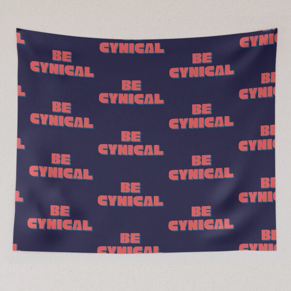 Item preview, Bold 3D Be Cynical designed and sold by Pink Ribbon.