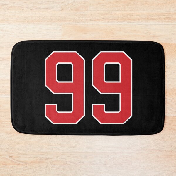 Item preview, Sports Number 99, red black color lucky sport ninety nine designed and sold by ArtIsParty.