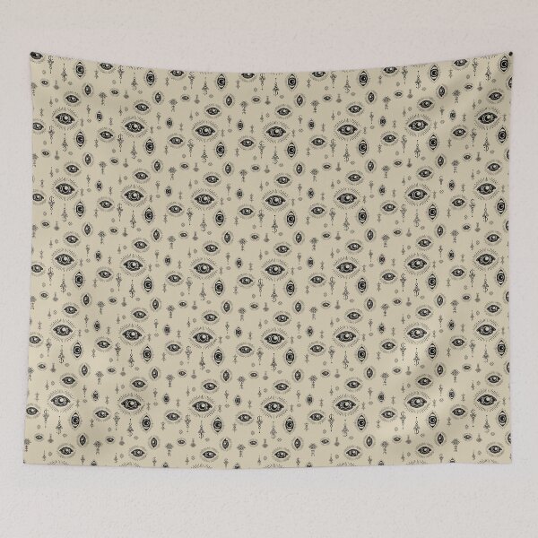 Item preview, Ethnic eye symbol pattern designed and sold by ILOVECHIWAWA.