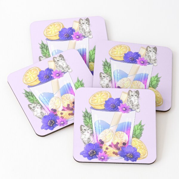 Item preview, Purple Lemonade Sunrise Bubble Tea designed and sold by averiillustrate.