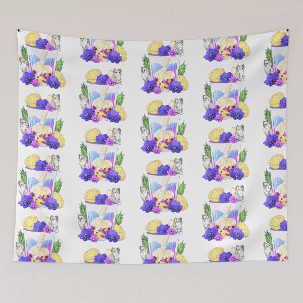 Item preview, Purple Lemonade Sunrise Bubble Tea designed and sold by averiillustrate.