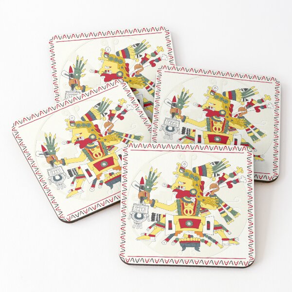 Item preview, Ometeotli - Aztec Floor Pillow Borgia designed and sold by Aztectees.