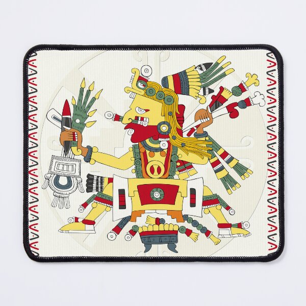 Item preview, Ometeotli - Aztec Floor Pillow Borgia designed and sold by Aztectees.