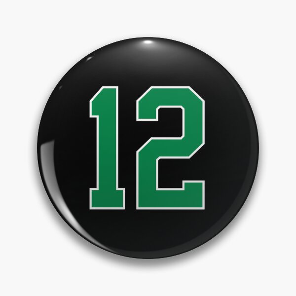 Item preview, 12 number, green lucky sports twelve designed and sold by ArtIsParty.
