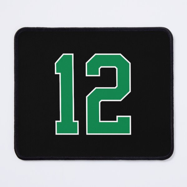 Item preview, 12 number, green lucky sports twelve designed and sold by ArtIsParty.