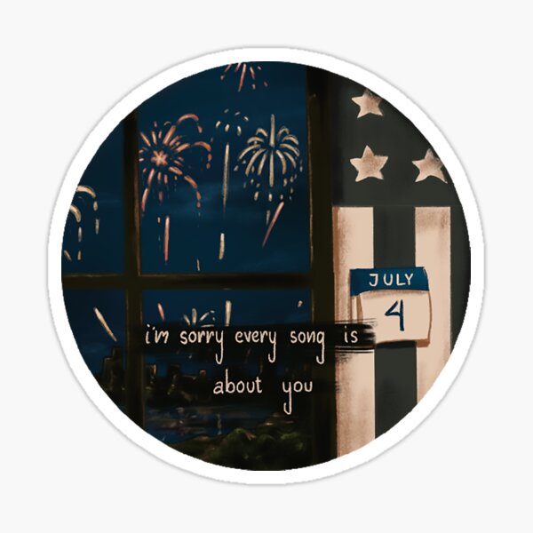 "Fourth Of July" Fall Out Boy Sticker
