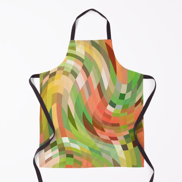 Item preview, Green Earth Warped Checkers Pattern Design designed and sold by patternsoup.