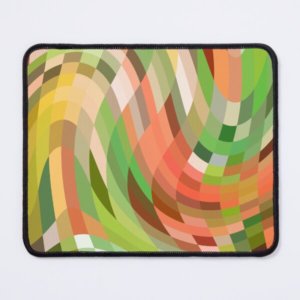 Item preview, Green Earth Warped Checkers Pattern Design designed and sold by patternsoup.
