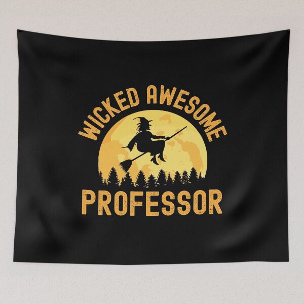 Item preview, Halloween Teacher - Wicked Awesome Professor - School Halloween Party, Autumn Teacher, Fall Teacher designed and sold by jadedscientist.