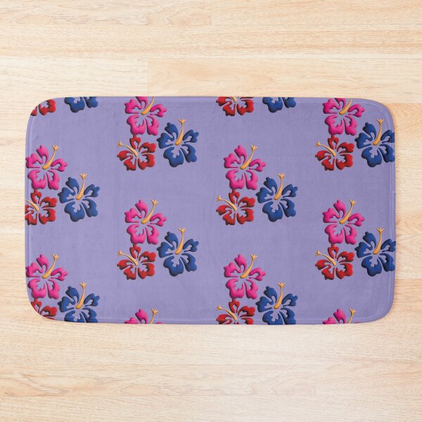 Item preview, Design of flowers of Tropical Hawaiian style in violet. designed and sold by Martapp.