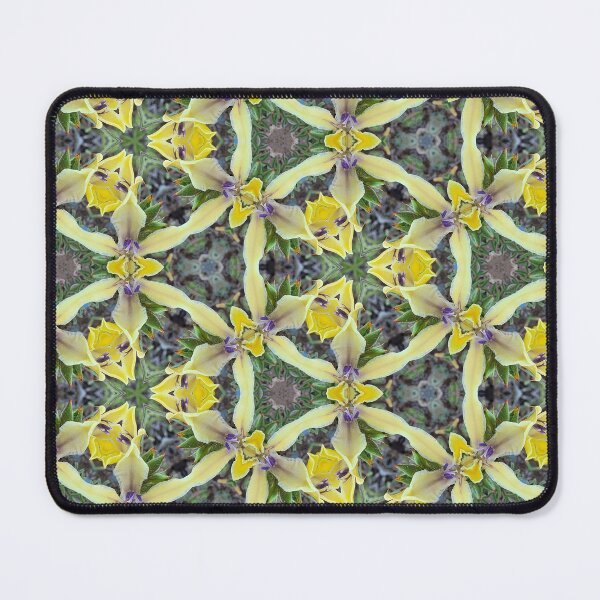 Item preview, Detailed Geometric Yellow Flower Petal Pyramid Pattern | Babiana Patula 1.3 designed and sold by FRLF.