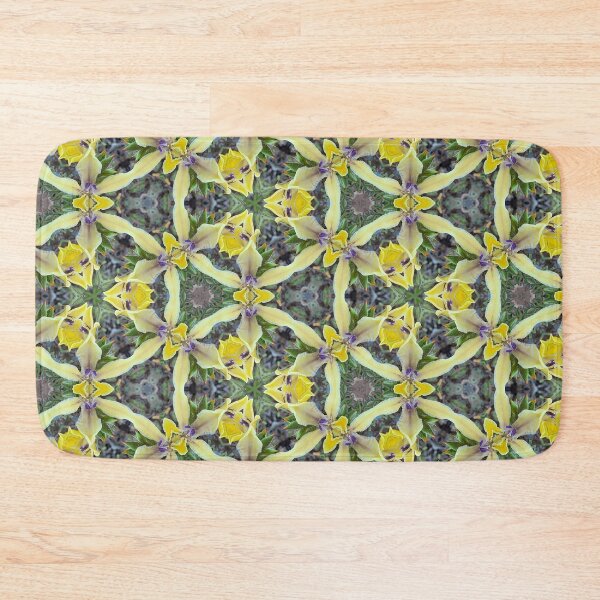 Item preview, Detailed Geometric Yellow Flower Petal Pyramid Pattern | Babiana Patula 1.3 designed and sold by FRLF.