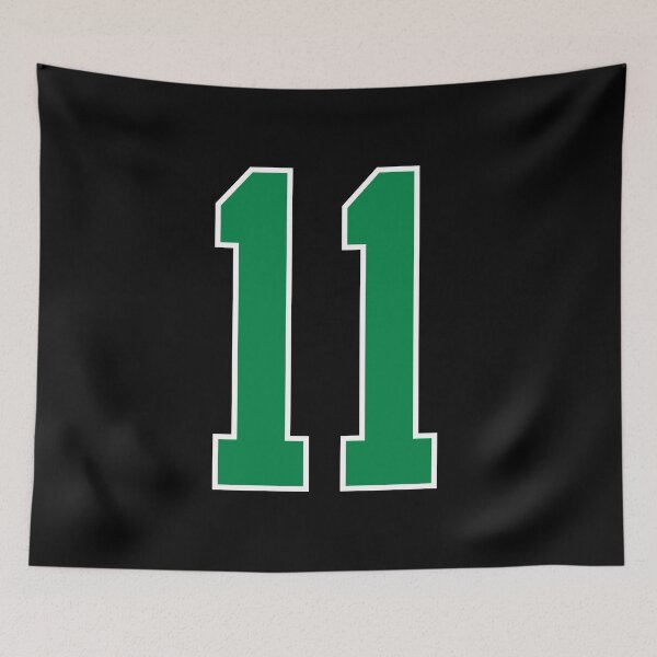 Item preview, 11 number, green lucky sports eleven designed and sold by ArtIsParty.