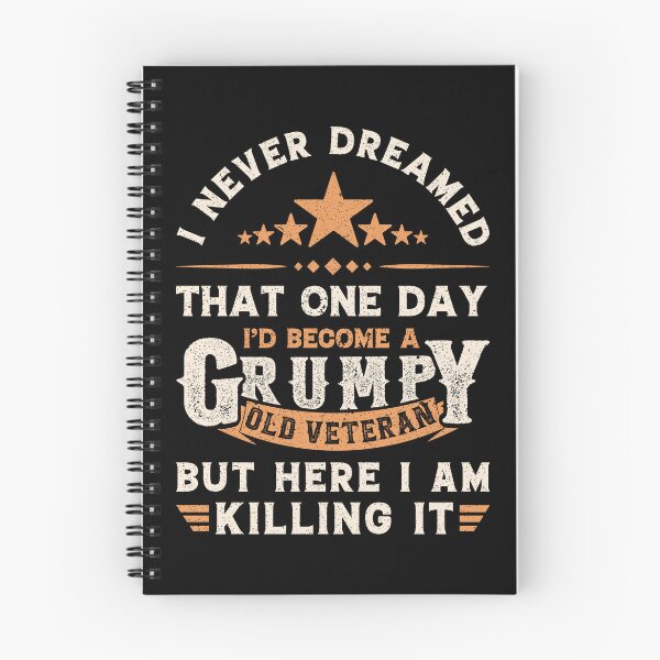 Item preview, I never dreamed Id become a grumpy old veteran - Old Man Grandpa Funny Vintage designed and sold by Creativy.