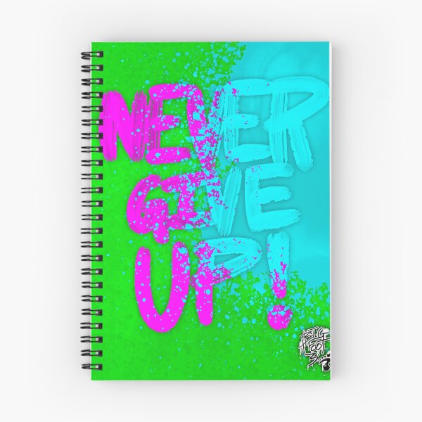 Item preview, Never give up! designed and sold by BIGFOOT-INC.