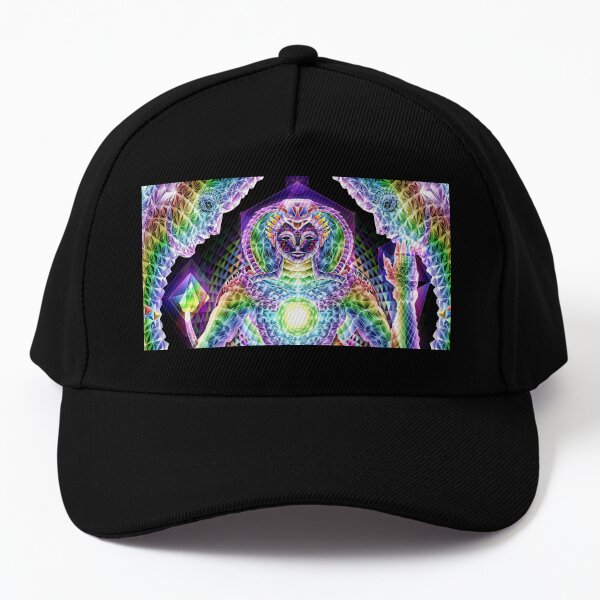 LSD Acid Psychedelic Hippie Tripping Embroidered Snapback Hat