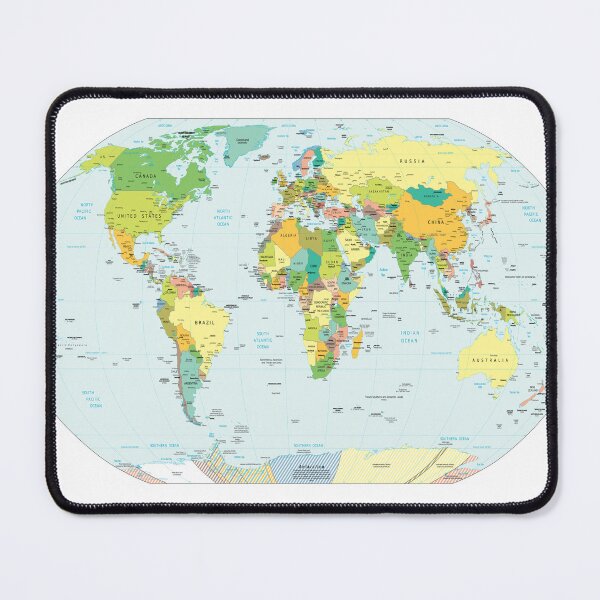 Item preview, World Map designed and sold by Tweeting.