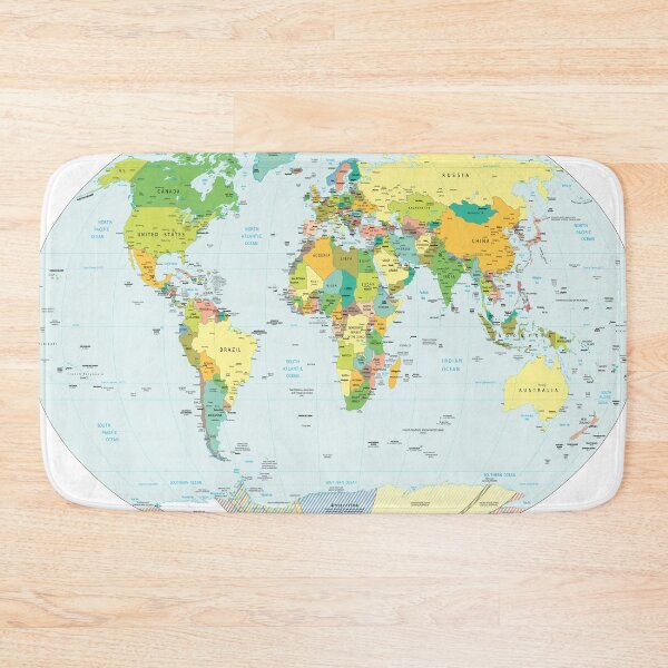 Item preview, World Map designed and sold by Tweeting.