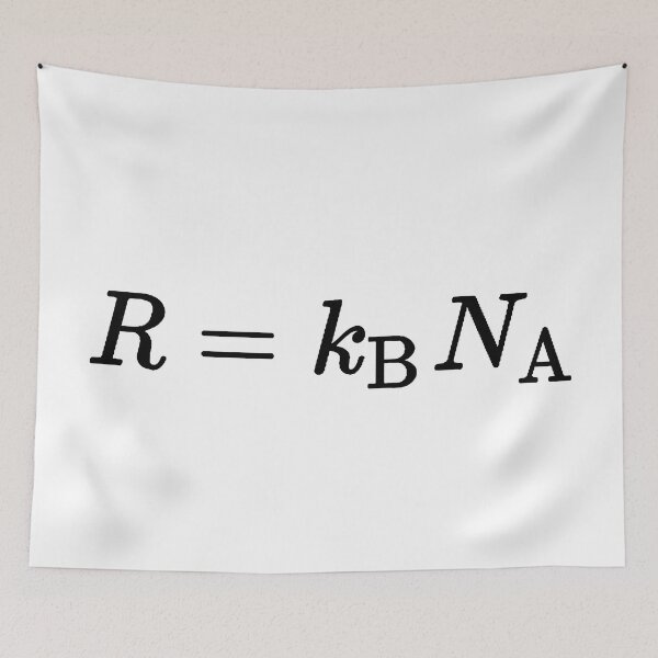 Item preview, Ideal gas, Avogadro, and Boltzmann constant formula designed and sold by NoetherSym.
