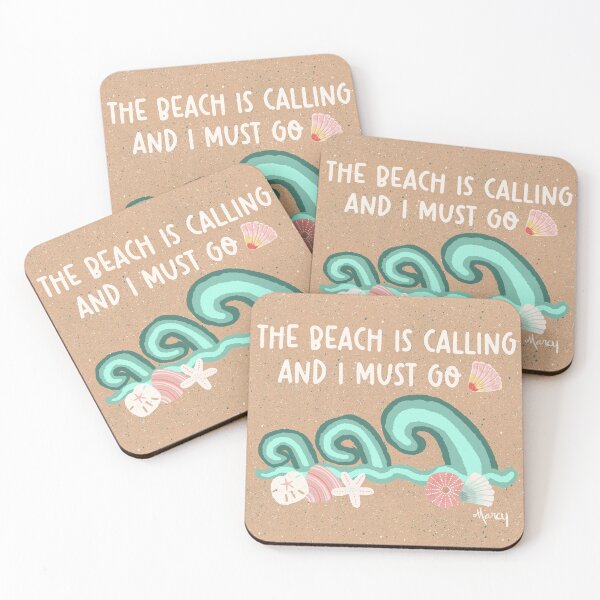 Item preview, The Beach is Calling designed and sold by MarcyBrennanArt.