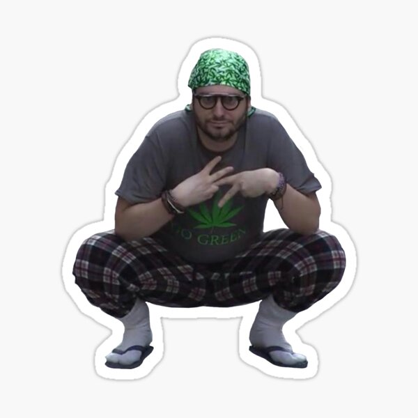 talentfulde En begivenhed dialekt h3h3 Ethan Klein Vape Nation VΛ Squat" Sticker for Sale by jyeotoole |  Redbubble