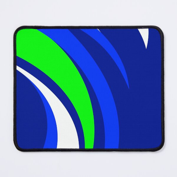 Item preview, Abstract Art  Royal Blue, Navy and Green designed and sold by pugmom4.