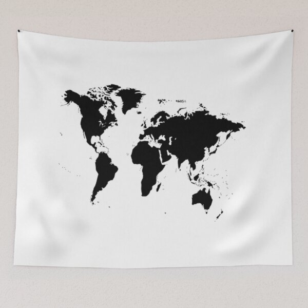 Item preview, Monochrome Black and white Walk Travel Map designed and sold by imhae.