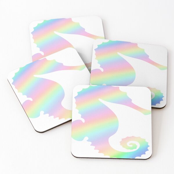 Item preview, Pastel Pink Rainbow Pride Seahorse Rainbow-Super Cute  designed and sold by Pretty And Obscure.
