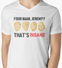 Four Naan? Men's V-Neck T-Shirt