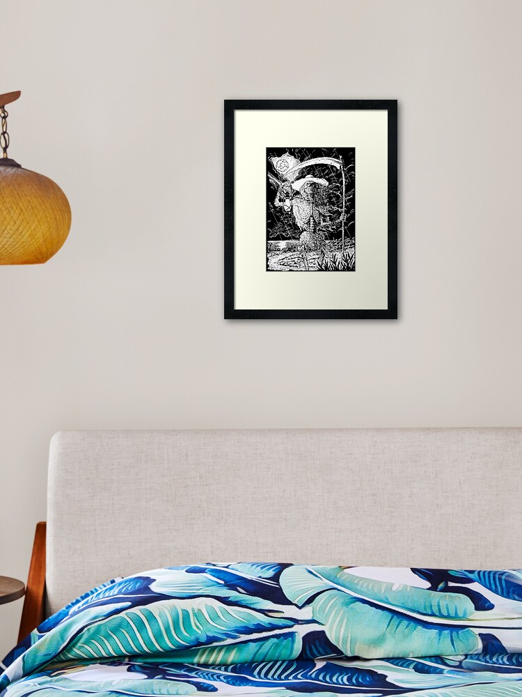 Thumbnail 1 of 7, Framed Art Print, Ankou designed and sold by Grégory Lê.