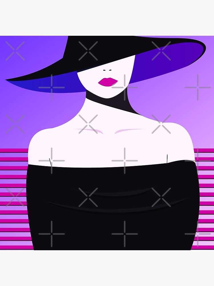 Thumbnail 2 of 2, Art Board Print, Classy Woman designed and sold by djspacegr.
