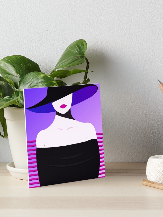 Thumbnail 1 of 2, Art Board Print, Classy Woman designed and sold by djspacegr.