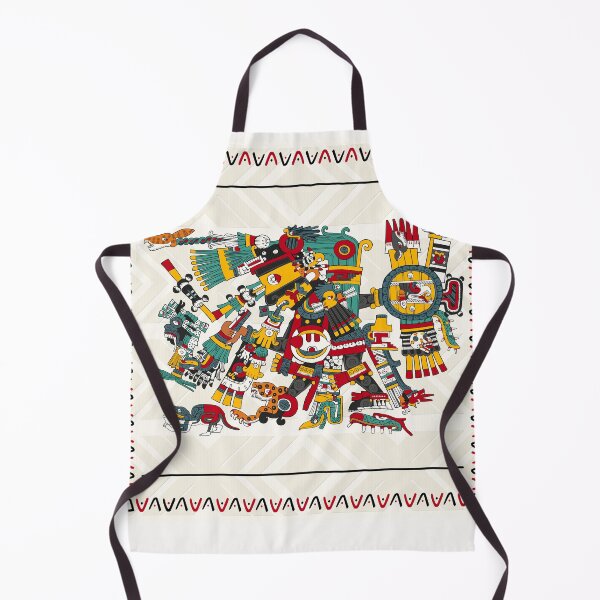 Item preview, Tezcatlipoca Day Signs - Aztec Floor Pillow Borgia designed and sold by Aztectees.