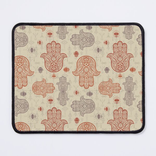 Item preview, Hand of fatima ethnic berber earth color symbol pattern designed and sold by ILOVECHIWAWA.