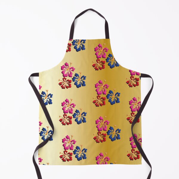 Item preview, Gold design with Tropical Hawaiian style flowers. designed and sold by Martapp.