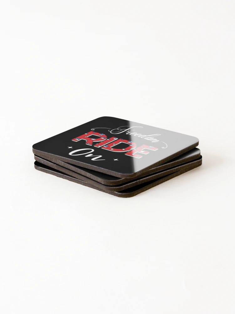 Thumbnail 4 of 5, Coasters (Set of 4), Freedom Ride On designed and sold by 69Designs-MP.