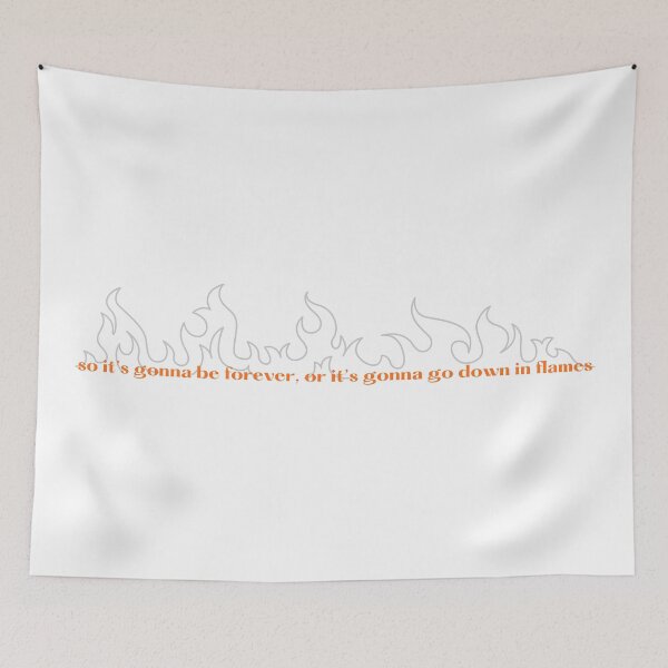 Item preview, Taylor Swift ‘so it’s gonna be forever, or it’s gonna go down in flames’ designed and sold by Sarah Swiftie.