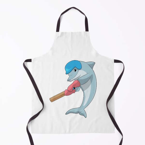 Item preview, Dolphin at Cricket with Cricket bat designed and sold by Snabdesign84.