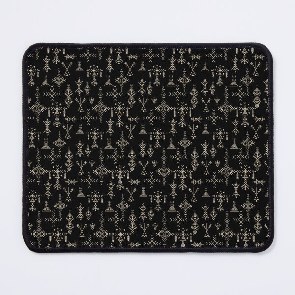 Item preview, Ethnic amazigh black febule symbol pattern designed and sold by ILOVECHIWAWA.