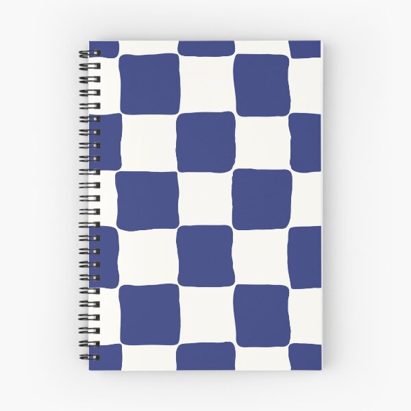 Item preview, Painted Checks in Blue designed and sold by House of Haha.