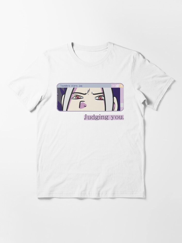 Thumbnail 3 of 7, Essential T-Shirt, Tsundere stare2 designed and sold by isisislas.