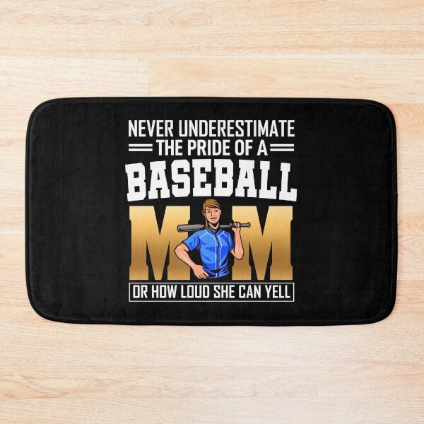 Artikelvorschau, UNTERSCHÄTZE NIEMALS DEN STOLZ EINER BASEBALLMUTTER ODER WIE LAUT SIE SCHREIEN KANN entworfen und verkauft von lukas69graphic.