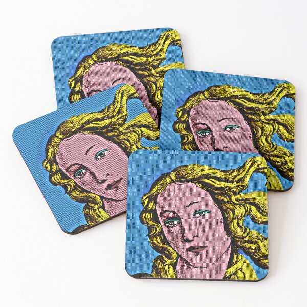 Item preview, Pop Art Venus of Sandro Botticelli (Blue Background) designed and sold by OnlyPopArt.